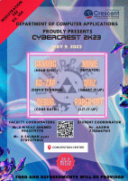Cybercrest 2k23 National Level Technical Symposium Poster